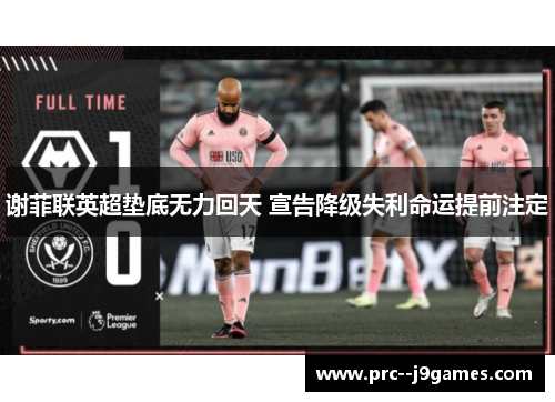 谢菲联英超垫底无力回天 宣告降级失利命运提前注定