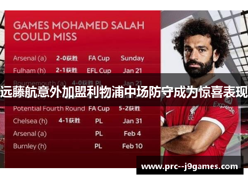 远藤航意外加盟利物浦中场防守成为惊喜表现